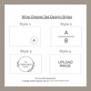 Personalized Leatherette Wine Opener Set | Corkscrew & Stopper