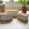 Rustic Wooden Crates – Baltic Birch with Custom 3D Wording