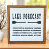 Lake Forecast | Lakeside Fun Sign