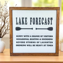  Lake Forecast | Lakeside Fun Sign