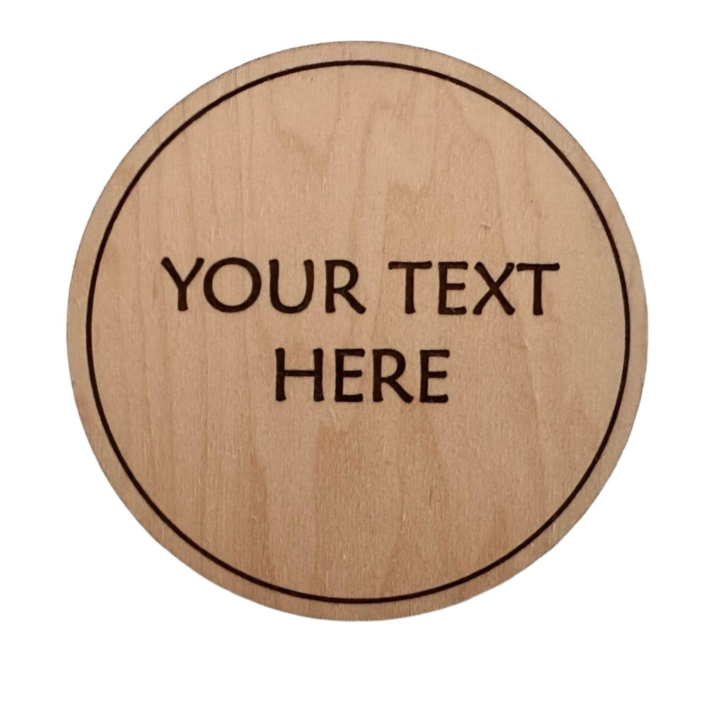 
                  
                    Drunk Expressions #4 | Set of 4 Coasters | Maple - The Red Door Engraving Company Inc.
                  
                