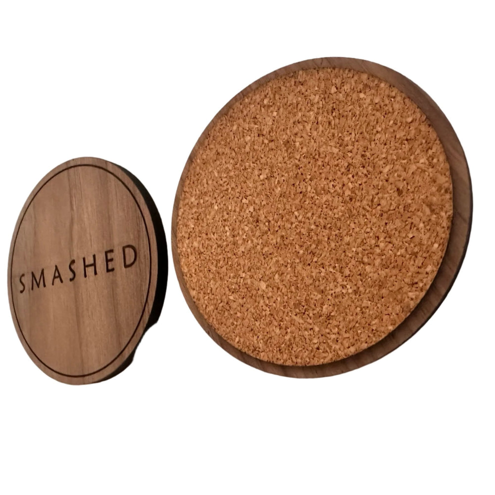 
                  
                    Drunk Expressions | Set of 4 Coasters | Walnut - The Red Door Engraving Company Inc.
                  
                