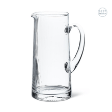  Ribbed optic serving pitcher