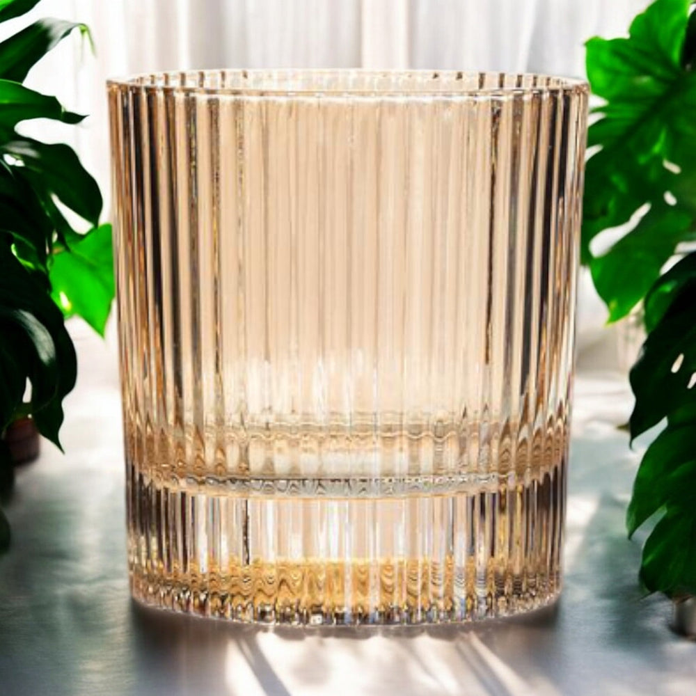 
                  
                    Tumbler | Amber | Ribbed Design - The Red Door Engraving Company Inc.
                  
                
