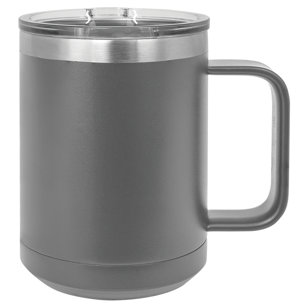 
                  
                    Personalized Laser Engraved Grey 15oz Polar Camel Mug - The Red Door Engraving Company Inc.
                  
                