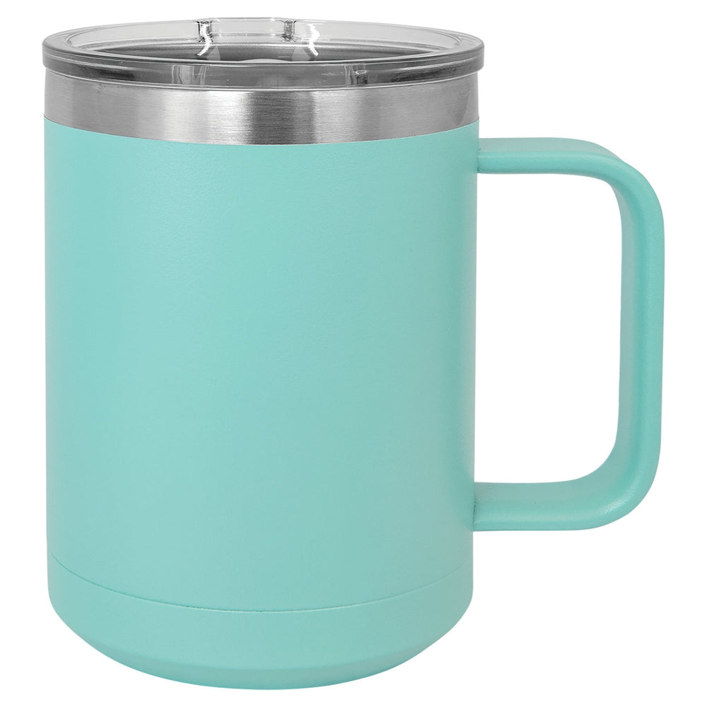 
                  
                    Personalized Laser Engraved Teal 15oz Polar Camel Mug - The Red Door Engraving Company Inc.
                  
                