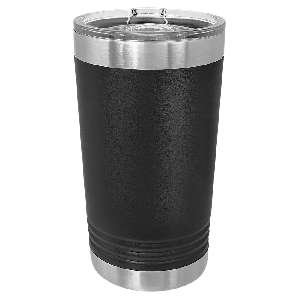 
                  
                    Personalized Laser engraved Black 16oz Polar Camel Ringneck Tumbler - The Red Door Engraving Company Inc.
                  
                