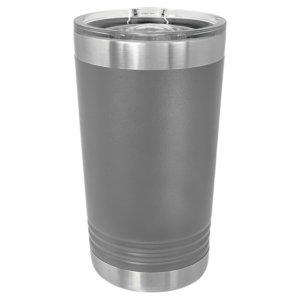 
                  
                    Personalized Laser engraved Grey 16oz Polar Camel Ringneck Tumbler - The Red Door Engraving Company Inc.
                  
                