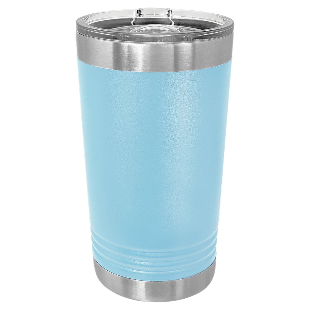 
                  
                    Personalized Laser engraved Light Blue 16oz Polar Camel Ringneck Tumbler - The Red Door Engraving Company Inc.
                  
                