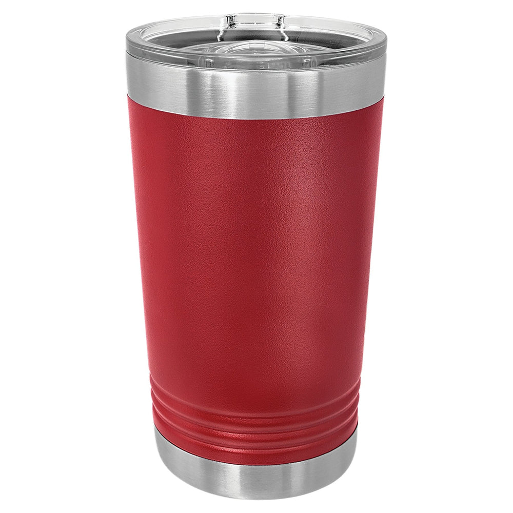 
                  
                    Personalized Laser engraved Maroon 16oz Polar Camel Ringneck Tumbler - The Red Door Engraving Company Inc.
                  
                