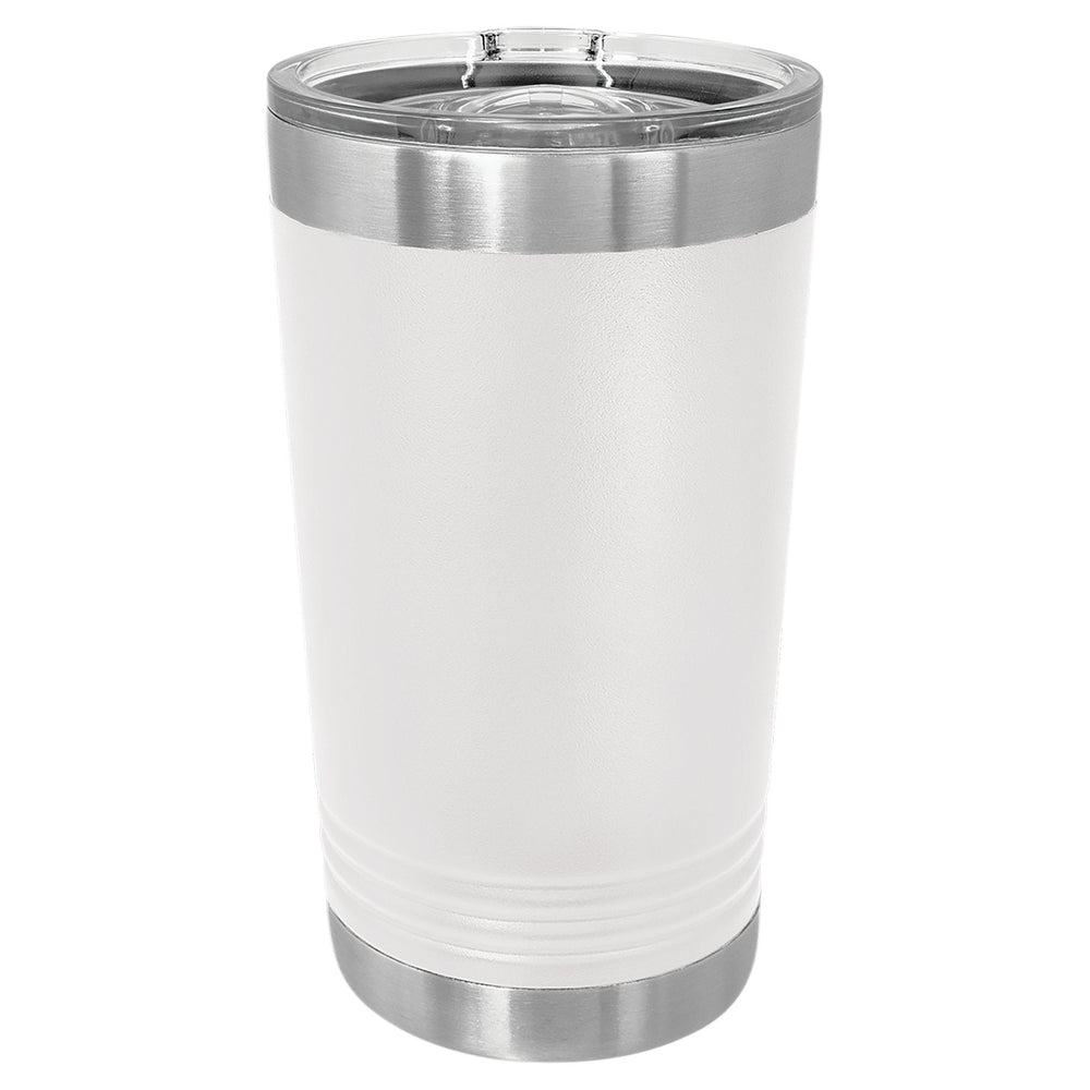 
                  
                    Personalized Laser engraved White 16oz Polar Camel Ringneck Tumbler - The Red Door Engraving Company Inc.
                  
                