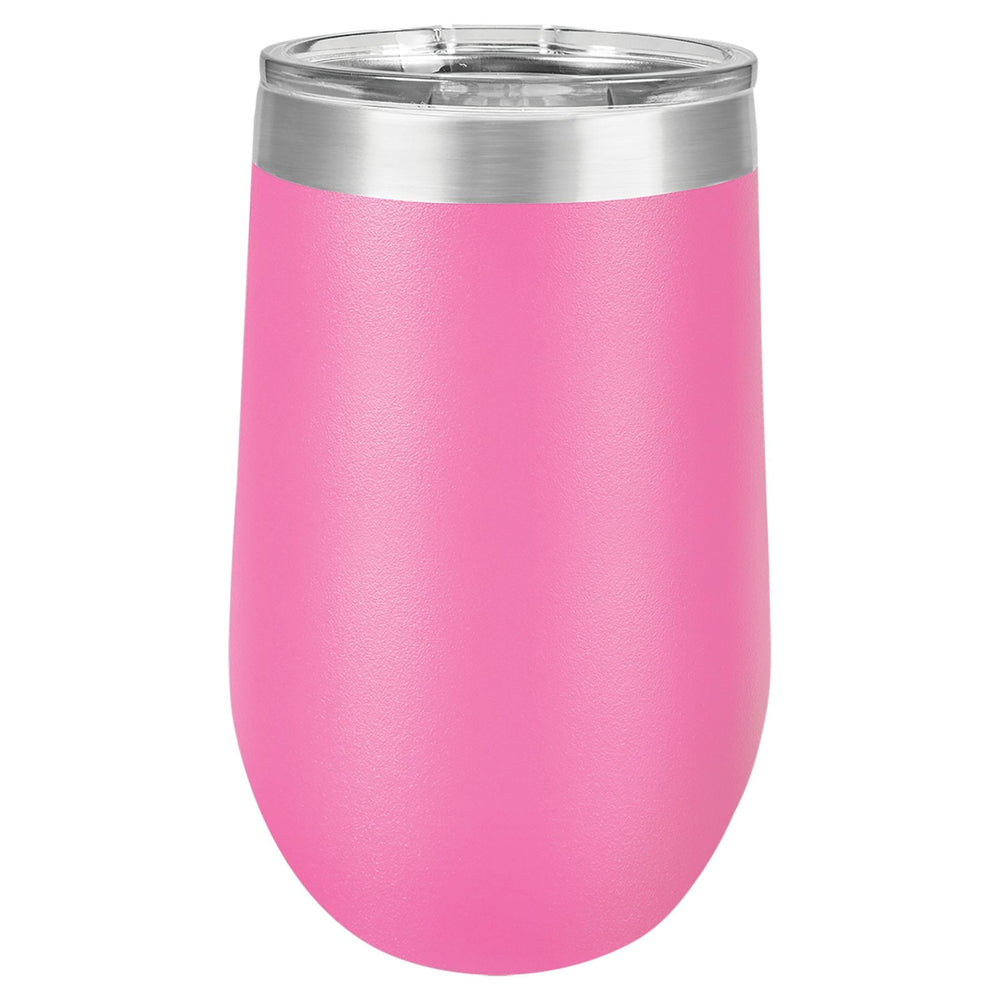 
                  
                    Personalized Laser Engrave Pink 16oz Polar Camel Stemless Wine Tumbler - The Red Door Engraving Company Inc.
                  
                