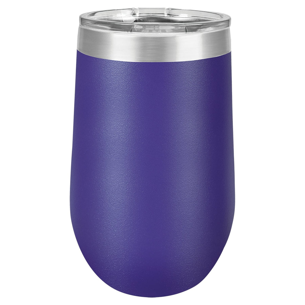 
                  
                    Personalized Laser Engrave Purple 16oz Polar Camel Stemless Wine Tumbler - The Red Door Engraving Company Inc.
                  
                