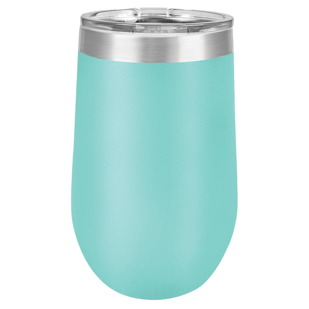 
                  
                    Personalized Laser Engrave Teal 16oz Polar Camel Stemless Wine Tumbler - The Red Door Engraving Company Inc.
                  
                