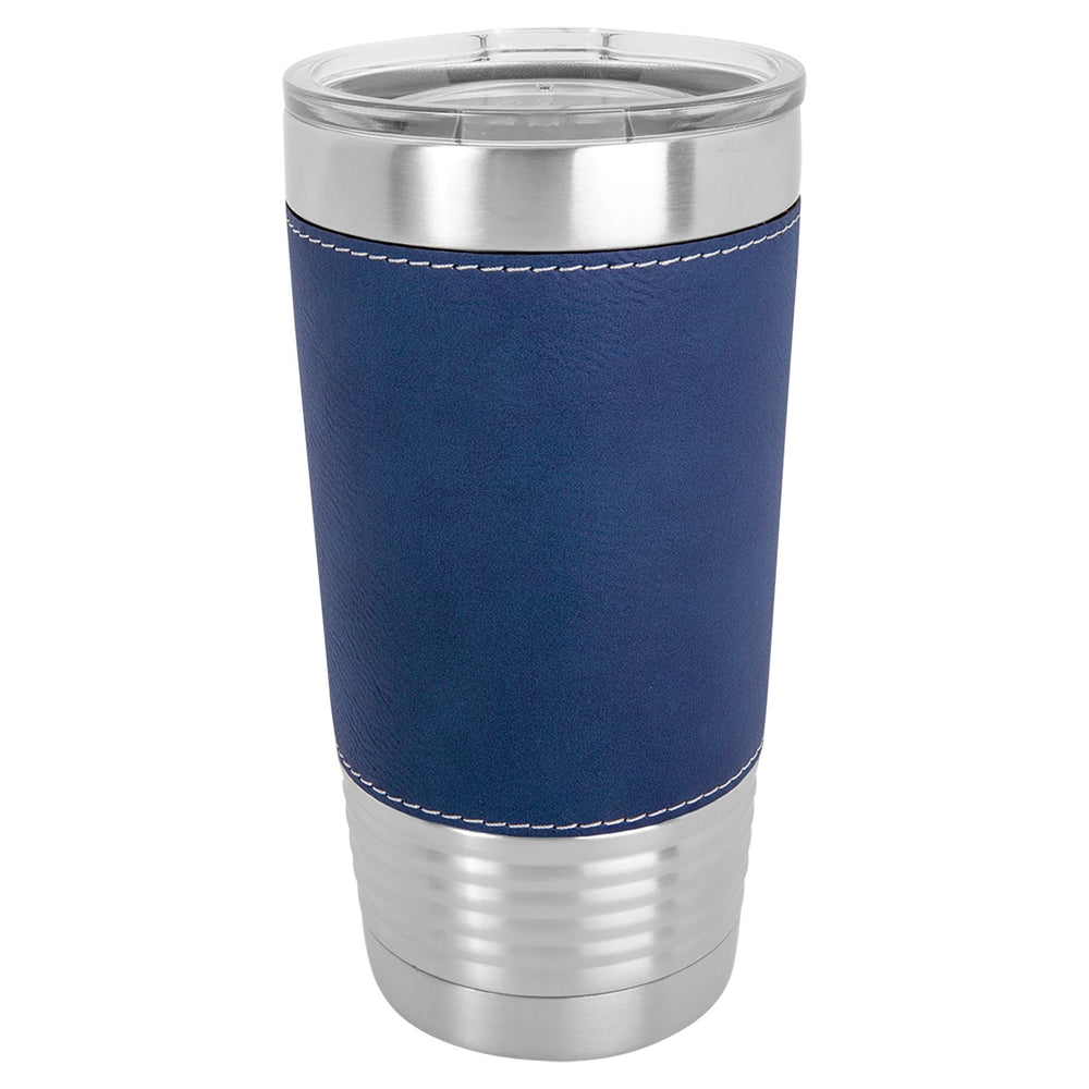 
                  
                    Personalized Laser Engraved 20oz Leatherette Polar Camel Ringneck Tumbler Blue - The Red Door Engraving Company Inc.
                  
                