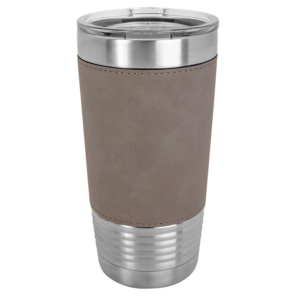 
                  
                    Personalized Laser Engraved 20oz Leatherette Polar Camel Ringneck Tumbler Grey - The Red Door Engraving Company Inc.
                  
                