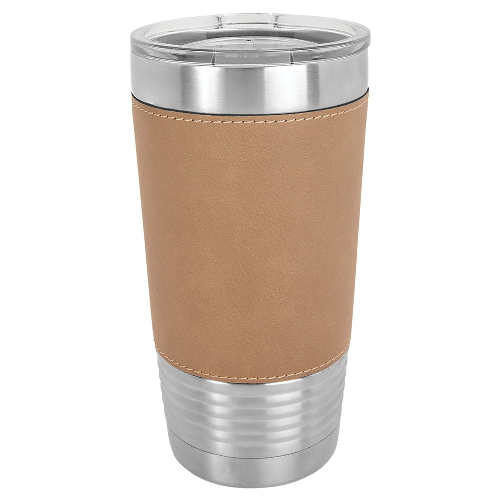 
                  
                    Personalized Laser Engraved 20oz Leatherette Polar Camel Ringneck Tumbler Light Brown - The Red Door Engraving Company Inc.
                  
                