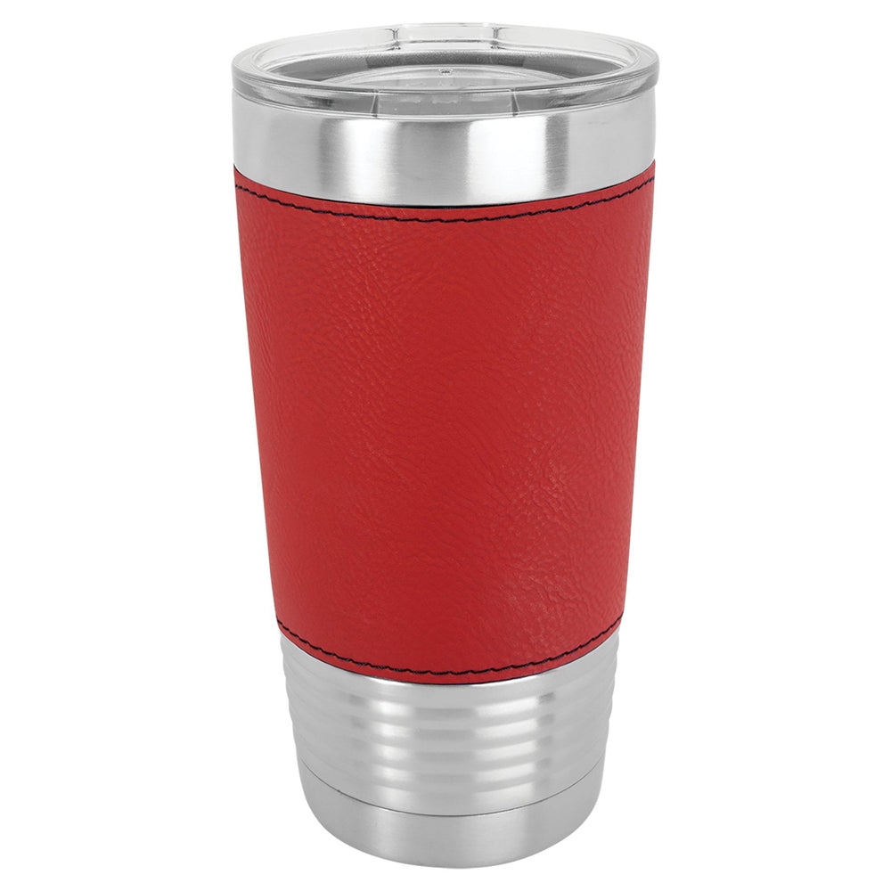 
                  
                    Personalized Laser Engraved 20oz Leatherette Polar Camel Ringneck Tumbler Red - The Red Door Engraving Company Inc.
                  
                