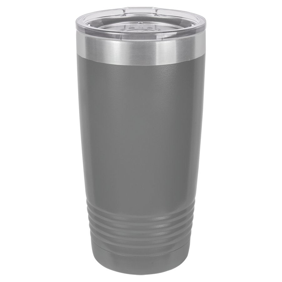 
                  
                    Personalized Laser Engraved 20oz Polar Camel Ringneck Tumbler Grey - The Red Door Engraving Company Inc.
                  
                