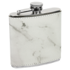 Personalized Laser Engraved 6oz Leatherette Flask Marble 