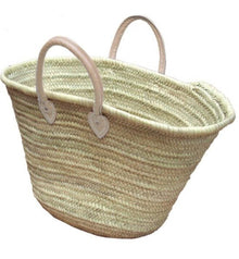  Market Bag - Natural Leather Handle