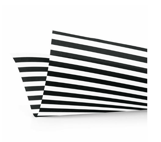 
                  
                    Gift wrapping Black & White Striped tissue - The Red Door Engraving Company Inc.
                  
                