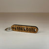Cherry Wood Cut-Out Keychains Back Door - The Red Door Engraving Company Inc.