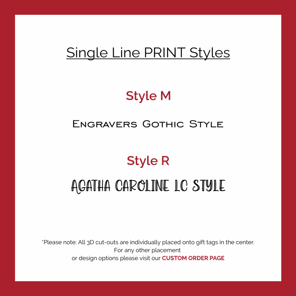 
                  
                    Gift Tag - Rattan - Engravable Font Options - The Red Door Engraving Company Inc.
                  
                