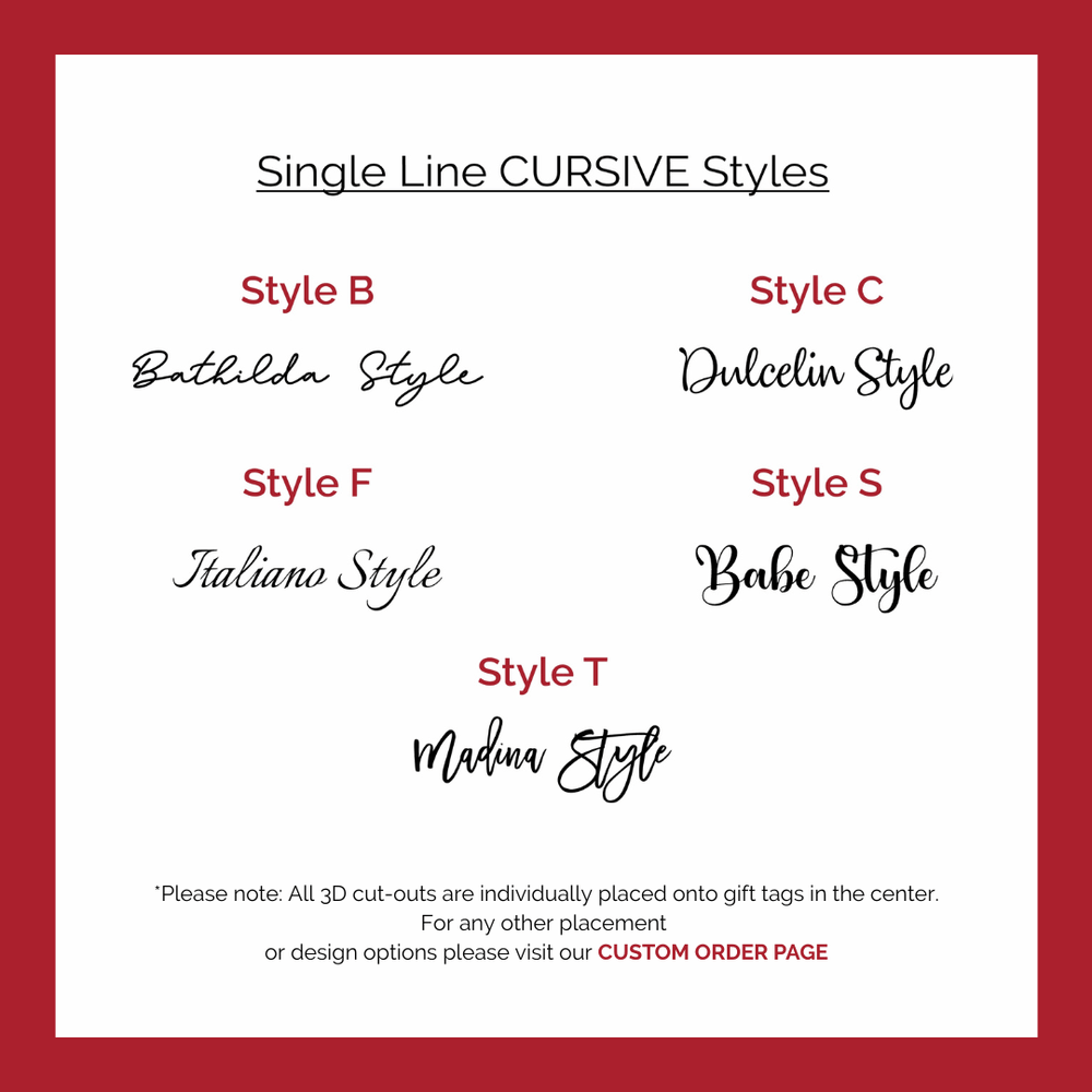 
                  
                    Gift Tag - Rattan - Engravable Font Options - The Red Door Engraving Company Inc.
                  
                