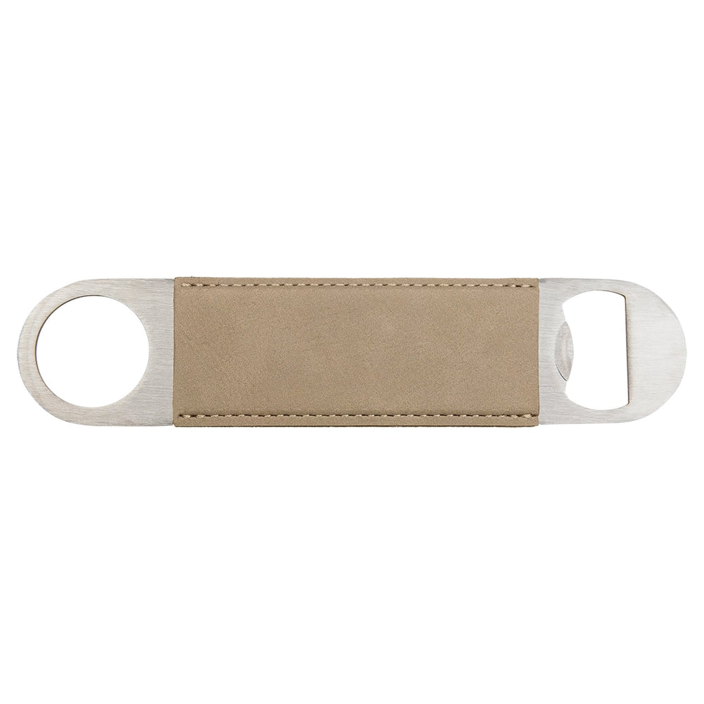 
                  
                    Leatherette Bottle Opener Beige - The Red Door Engraving Company Inc.
                  
                