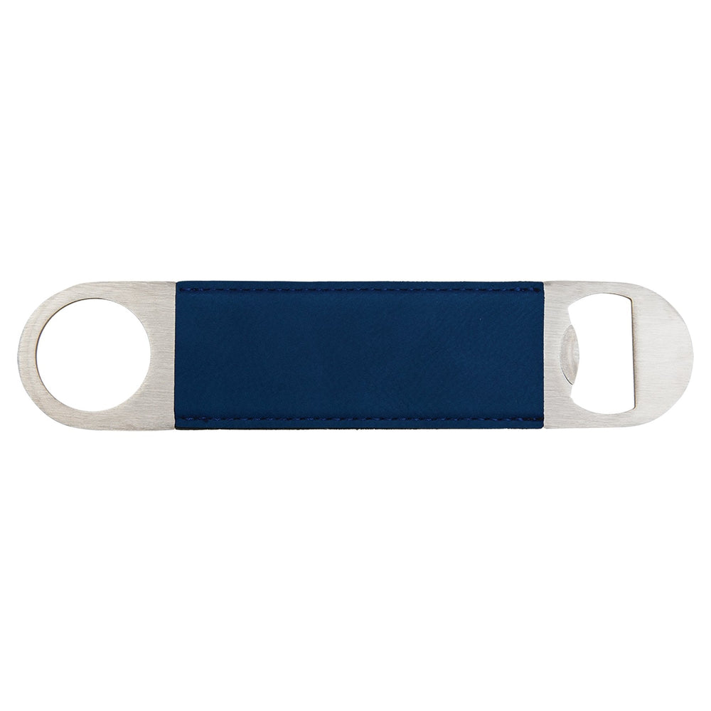 
                  
                    Leatherette Bottle Opener Blue - The Red Door Engraving Company Inc.
                  
                