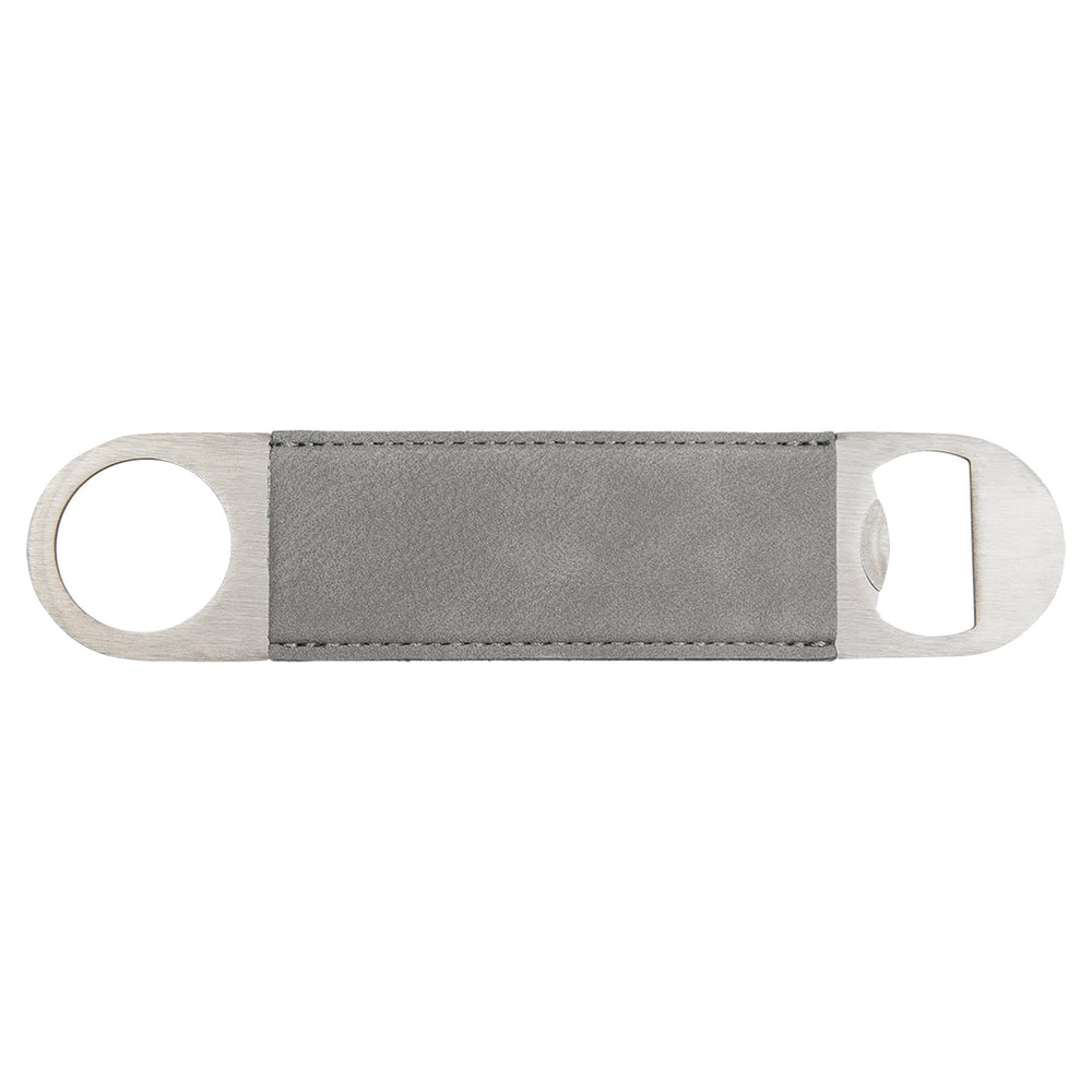 
                  
                    Leatherette Bottle Opener Grey - The Red Door Engraving Company Inc.
                  
                