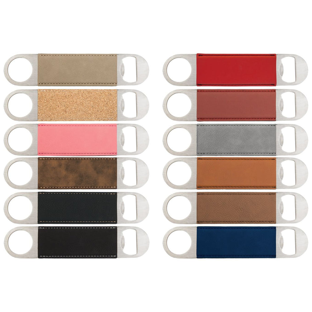 Colour Options for Leatherette Bottle Opener - The Red Door Engraving Company Inc.