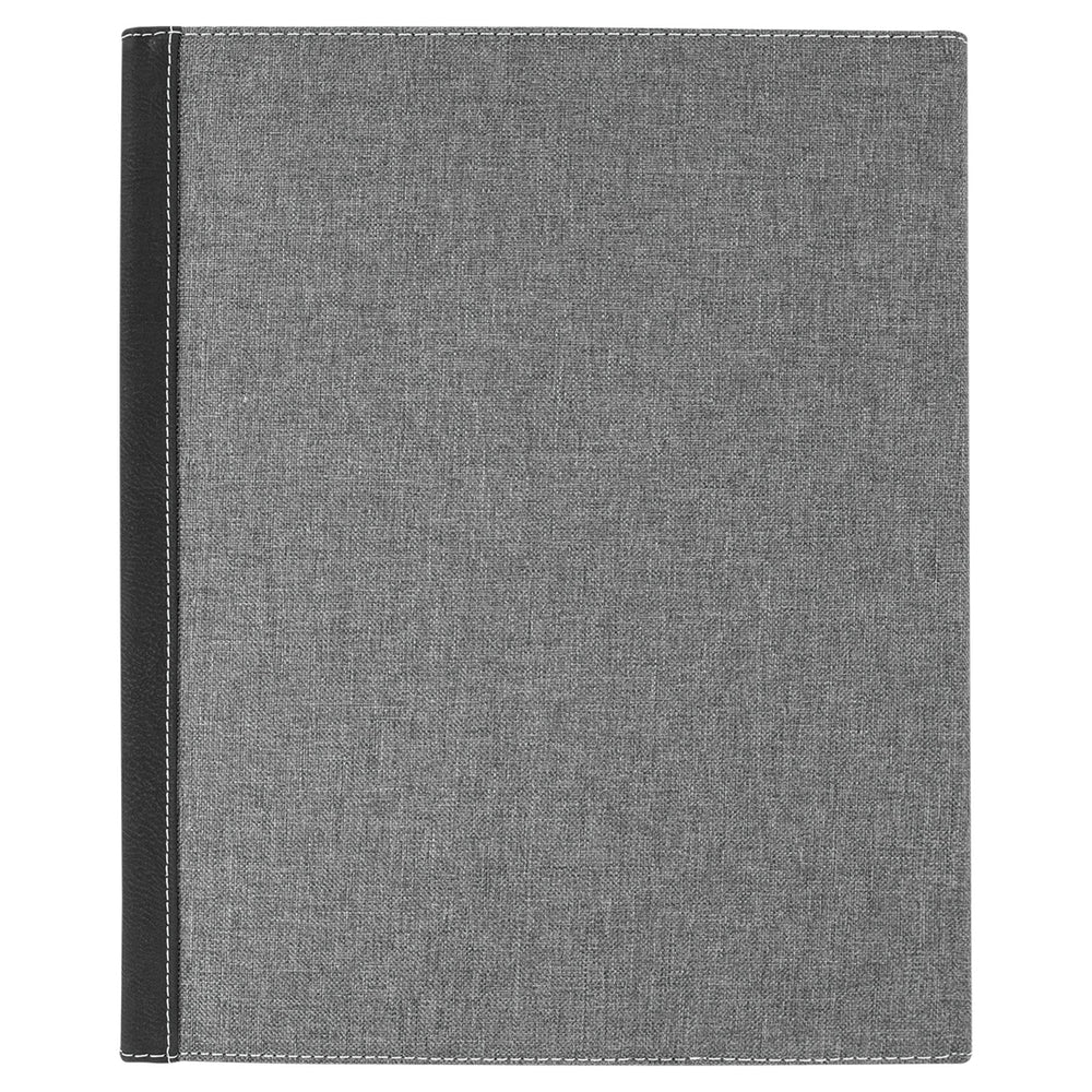 
                  
                    Leatherette & Canvas Notepad Portfolio - The Red Door Engraving Company Inc.
                  
                