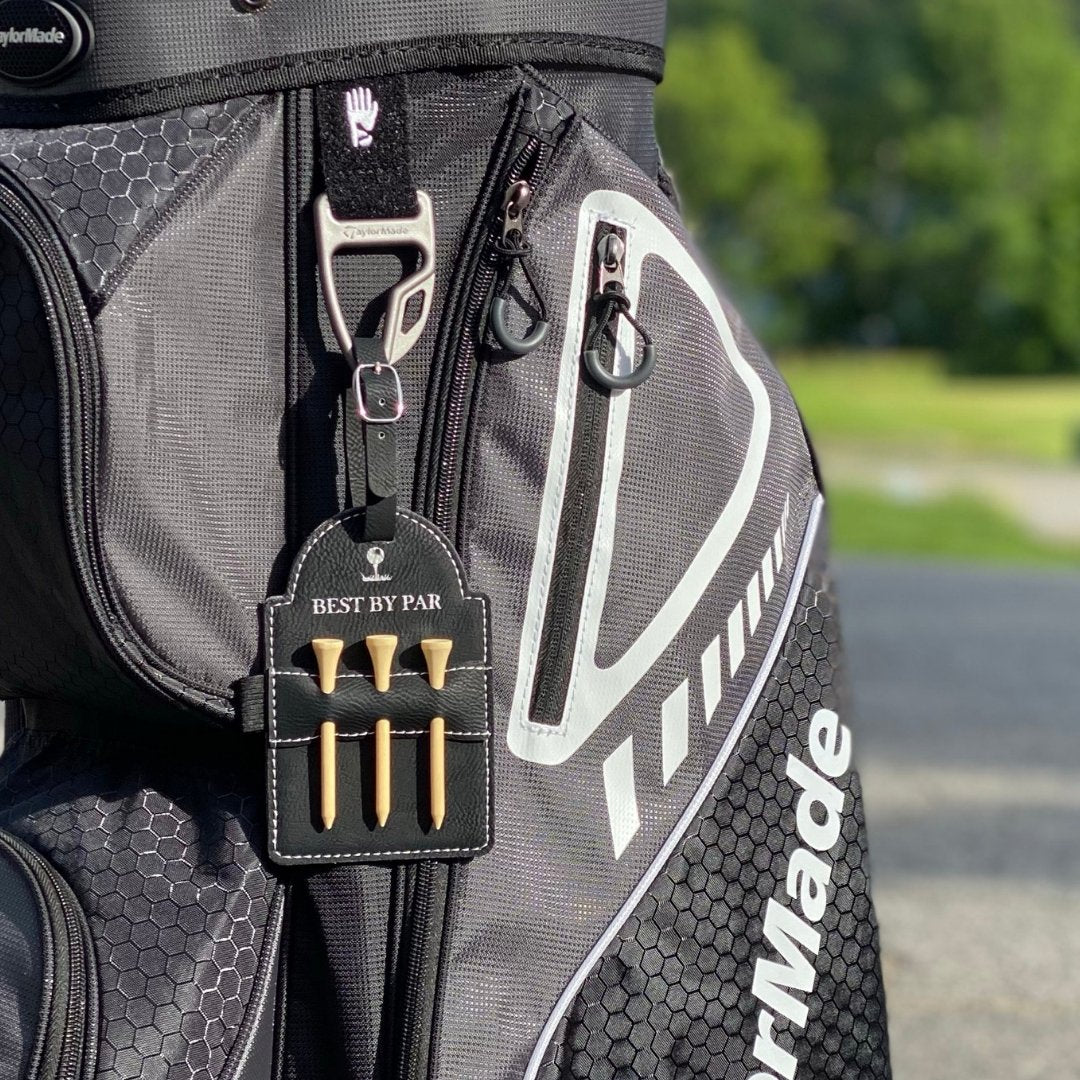 Leatherette Golf Tag - The Red Door Engraving Company Inc.