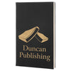 Leatherette Journal Black with Gold - The Red Door Engraving Company Inc.