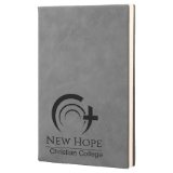 Leatherette Journal Grey - The Red Door Engraving Company Inc.
