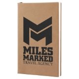 
                  
                    Leatherette Journal Light Brown - The Red Door Engraving Company Inc.
                  
                