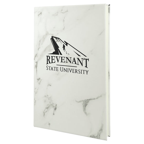 Leatherette Journal Marble - The Red Door Engraving Company Inc.