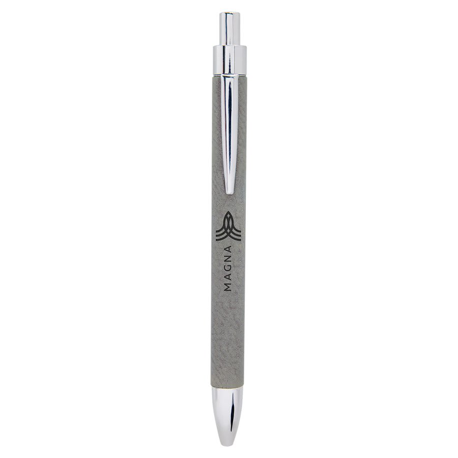 
                  
                    Leatherette Pen Grey - The Red Door Engraving Company Inc.
                  
                