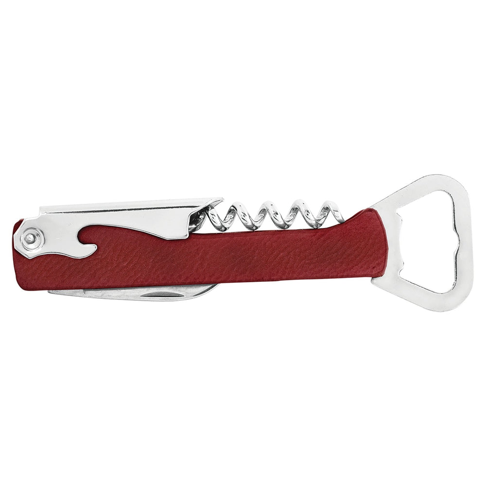 
                  
                    Leatherette Wine Bottle Opener - The Red Door Engraving Company Inc.
                  
                