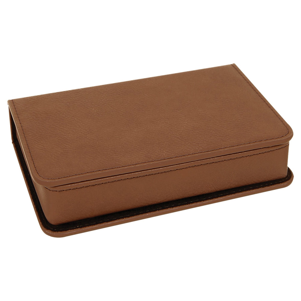 
                  
                    Leatherette Wine Opener Set Dark Brown - The Red Door Engraving Company Inc.
                  
                