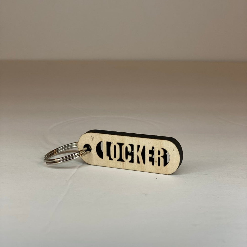 
                  
                    Maple Wood Cut-Out Keychains Locker - The Red Door Engraving Company Inc.
                  
                