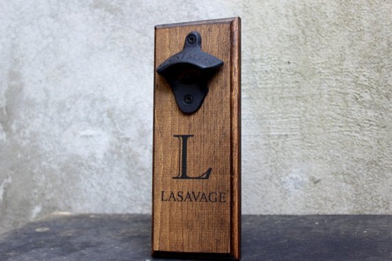 
                  
                    Wall Mount Beer Bottle Opener - The Red Door Engraving Company Inc.
                  
                