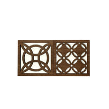 Walnut Square Geo Wood Coasters - Set of 2 - Set A - The Red Door Engraving Company Inc.