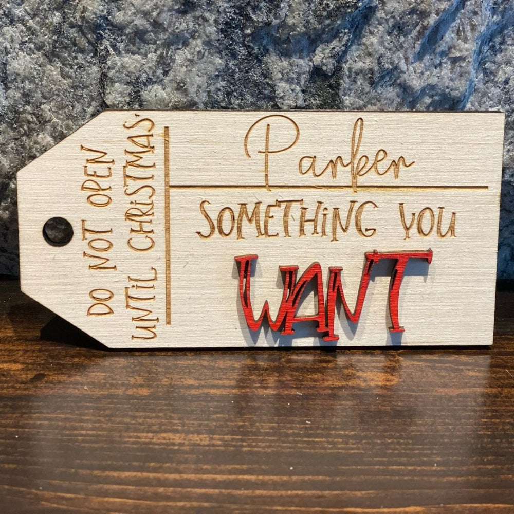 
                  
                    Want Personalized Gift Tags -  The Red Door Engraving Company Inc.
                  
                